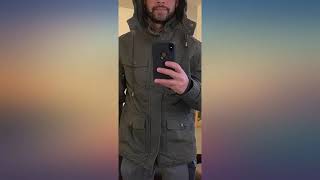 WenVen Men's Winter Thicken Cotton Parka Jacket Warm Coat with Removable Hood review