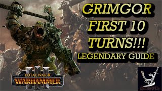 Grimgor first 10 turns! Greenskins Patch 7 Total War Warhammer 3