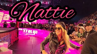 (WWE) Natalya Neidhart Entrance 1st Row !!