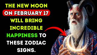 The new moon on February 17 will bring incredible happiness to these zodiac signs.