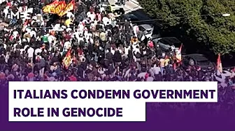 Hundreds of thousands join national strike in Italy over Gaza genocide