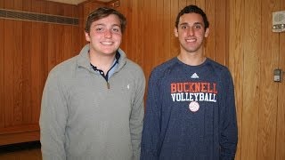 Fairfield Prep Alumni Dan Cunn & Chris Kelly, Class of '13, speak at Senior SendOff 2014