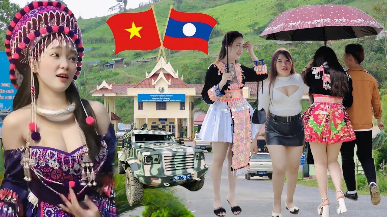 CHỢ TÌNH BIÊN GIỚI VIỆT LÀO QUEN NHAU 10 PHÚT LÀ