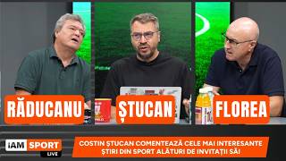 iAMsport LIVE 8 Octombrie | ȘUMUDICĂ: AM FOST SCUIPAT ÎN CLUJ. Ștucan x Răducanu x Florea