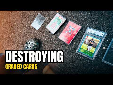 Destroying Graded Card Cases with a BAT 💥