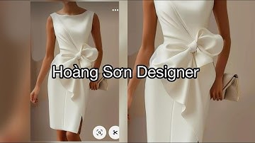 Dạy cắt may: hướng dẫn cách cắt đầm sát nách thân xếp ly nơ kẹp bổ mảnh thân| Sách dạy cắt may