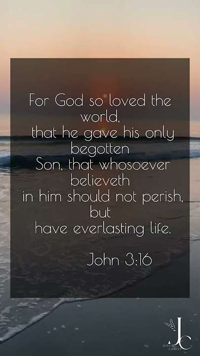 John 3:16 #bible #bibleverse #shorts #viral