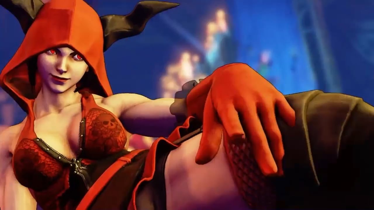Street Fighter V - Juri Halloween Costume Gameplay.