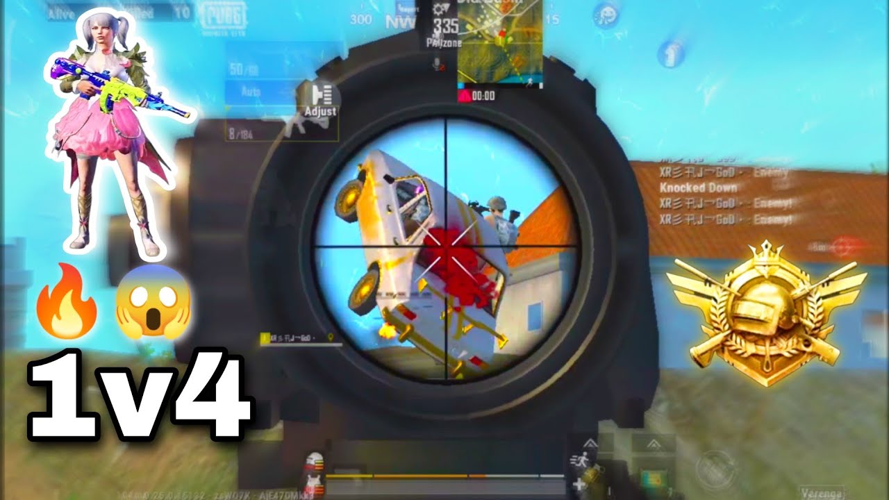 😈 1v4 clutch gameplay | PUBG MOBILE LITE - BGMI LITE - YouTube