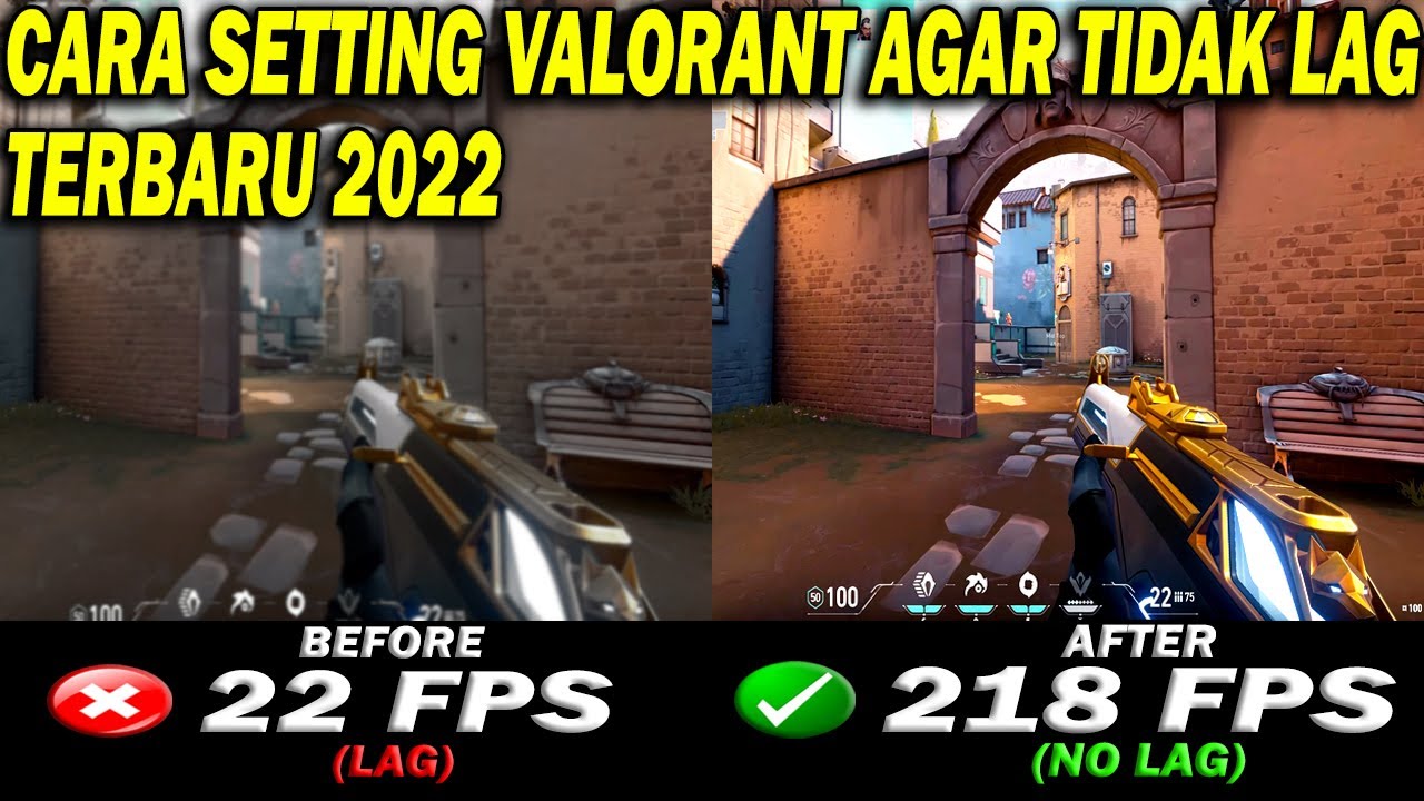 Cara Setting Valorant Agar Tidak Lag | Setting Valorant Laptop Kentang