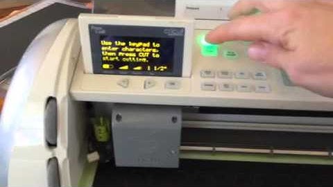 Cricut Expression Tip #4 - Portrait Key