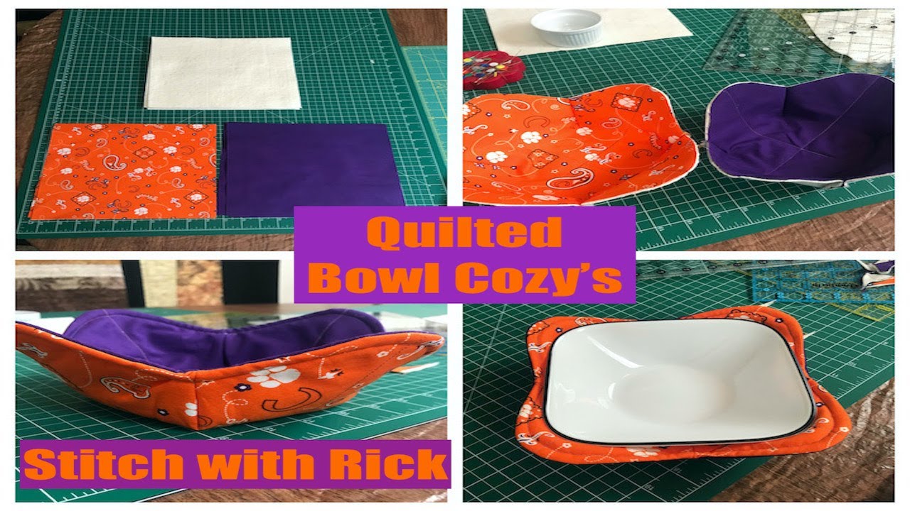 How To Make A Quilted Bowl Cozy – Quilting Cubby