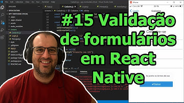 Aula 15 - Validação de formulário em React Native
