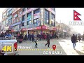 Busy Morning Office Hour in KATHMANDU - 4K Virtual Walking Tour in Nepal | DJI Pocket -4k60fps