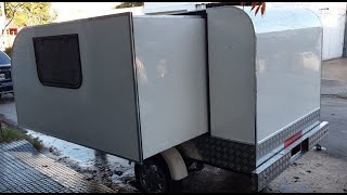 Mini Rodante expansible  Mini caravana slideout (parte 1)