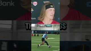 Trevor Lawrence has been working on his downfield passing 😤 #jaguars #trevorlawrence