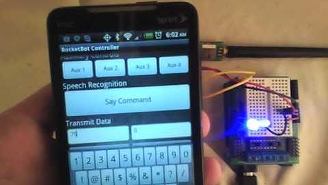 RocketBot Controller Arduino Demo