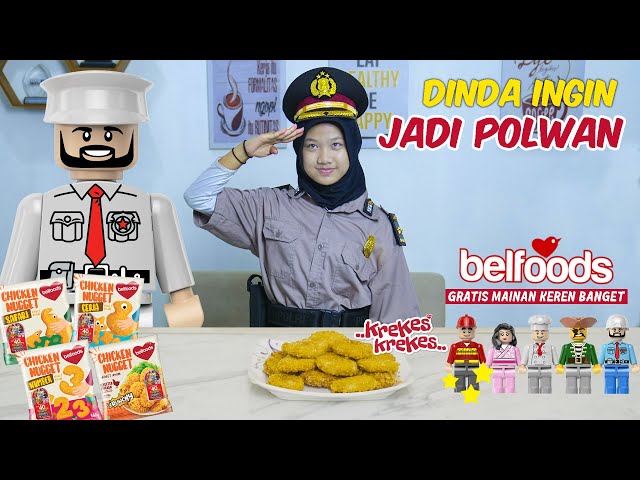 Dinda Mau Jadi Polwan Dikasih Mainan Super Keren Sama Bik Linda class=