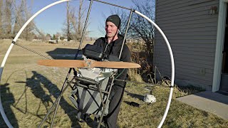 IT FLEW! $99.00 Paramotor engine.