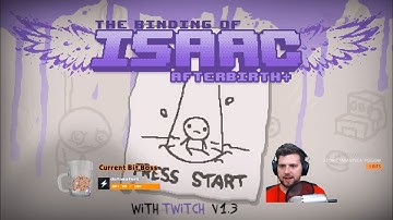 ISAAC on TWITCH Mod! Isaac Afterbirth Plus   YOU DECIDE Items and Events   Twitch Stream!