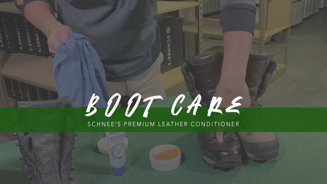 Schnees Boot Care Premium Leather Conditioner YouTube