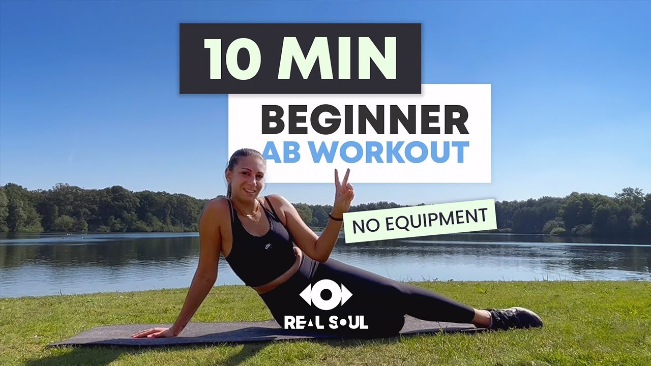 10 MIN BEGINNER AB WORKOUT // No Equipment | Real Soul - YouTube
