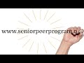 Senior peer program