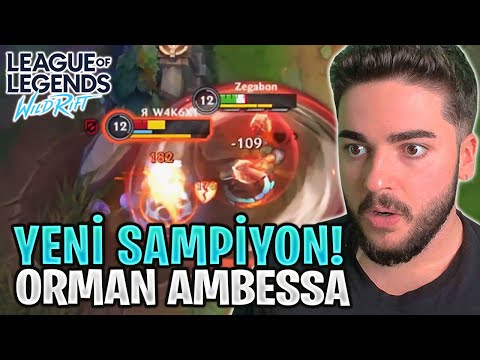 NEW CHAMPION AMBESSA IS EXTREMELY POWERFUL! | WILD RIFT AMBESSA JUNGLE GAMEPLAY | Zegabon