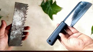 Knife Making - from old saw