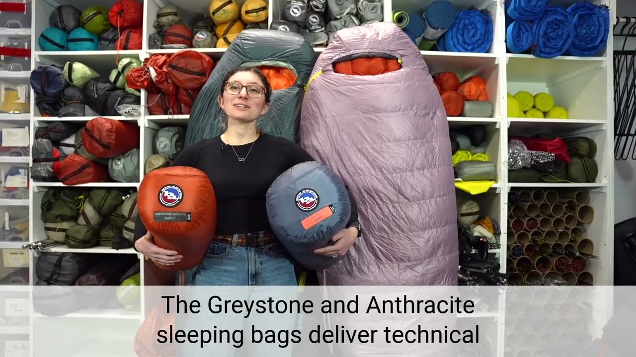 Preview of Big Agnes Greystone and Anthracite 30 Sleeping Bag Video