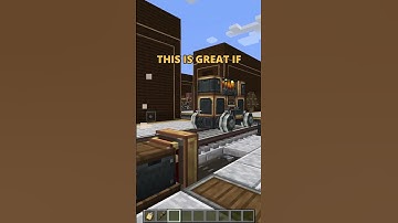 Plan treinen op aanvraag met de Create Mod in Minecraft! #createmod #treinen #minecraft