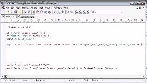 Beginner PHP Tutorial  132 - LIKE With a Search Engine Example Part 3