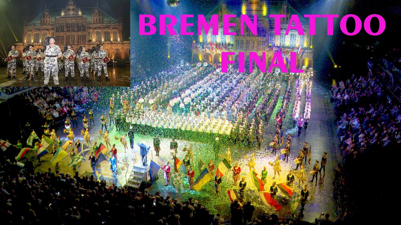 GRAN FINALE BREMEN TATTOO con la Fanfara Bersaglieri 