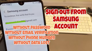 Delete Samsung Account Without Password, Without Email Verification. Android 13