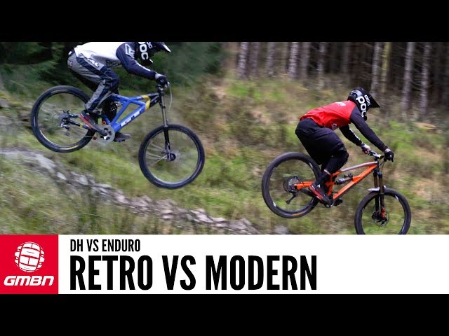 Can A Modern Enduro Bike Beat A Retro Downhill Bike? - YouTube