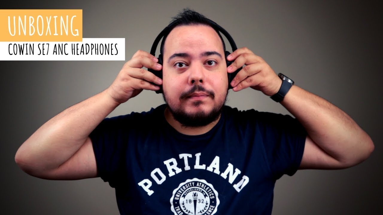 Unboxing aos Cowin SE7 - Os meus primeiros headphones com ANC - YouTube