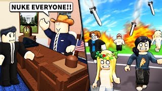 I bought ROBLOX PRESIDENT powers and ruined their game