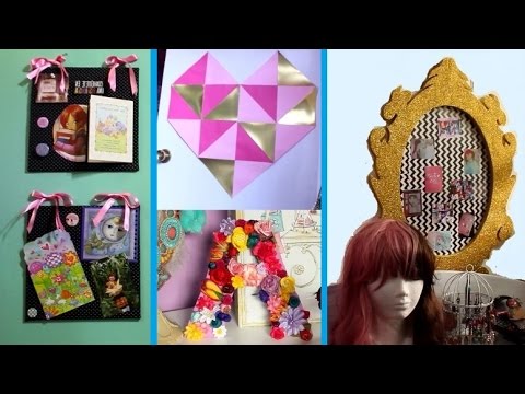Ideas para decorar mi cuarto con manualidades, juvenil, vintage ...