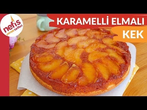 LEZZETİ İLE ŞAŞIRTACAK 😲 Karamelli Elmalı Kek Tarifi