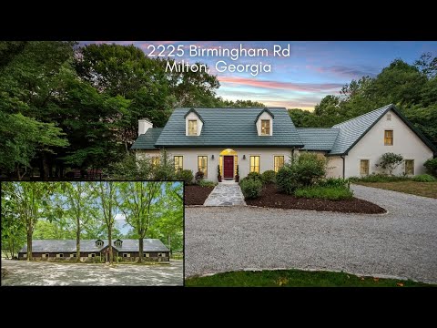 2225 Birmingham Road, Milton, GA home video tour