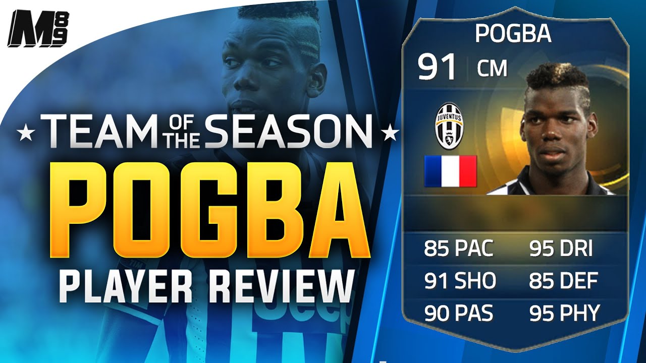 FIFA 15 TOTS POGBA REVIEW (91) FIFA 15 Ultimate Team Player Review + In Game Stats