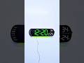 STYLISH WALL CLOCK  | bright time display with remote control #shorts