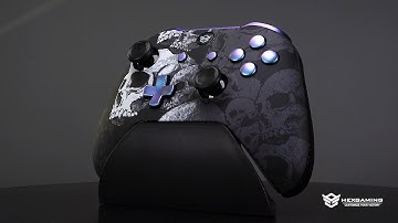 HEXGAMING BLADE FPS eSport Custom Controller for Xbox Series X/S, XBOX ONE - Lonely Skull Design