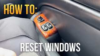 Jaguar XK8 & XKR Window Reset Guide (X100) – After Battery Replacement