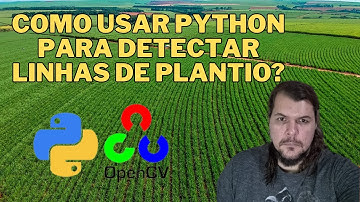 Usando Visão Computacional para detectar linhas de plantio em imagens de Drone!!!!