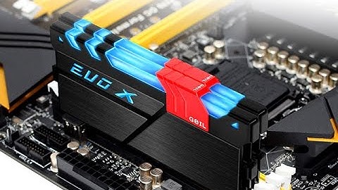 GeIL EVO-X Series DDR4 Memory with RGB LED Lighting launched
