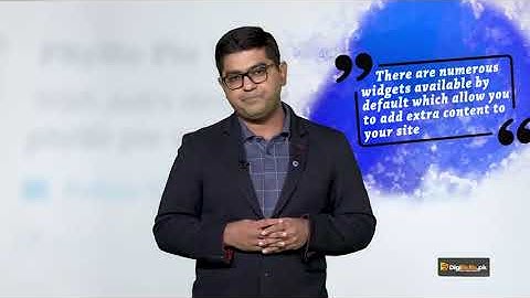 60 WordPress in Urdu Hindi by DigiSkills   Widgets in WordPress