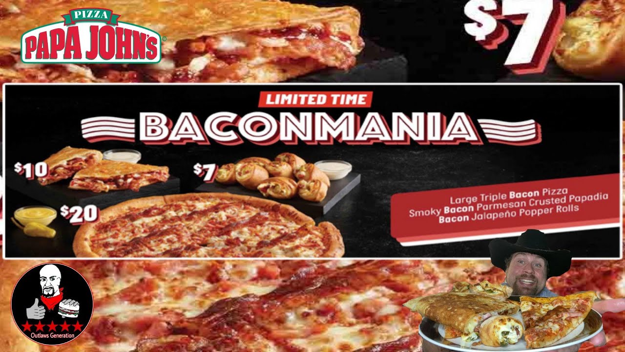 Triple Bacon Pizza - Bacon Mania Pizza