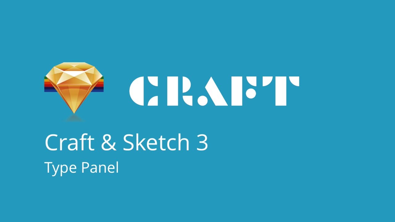 Craft Type Panel  in Sketch3