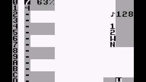 LSDj tutorial - Grooves and ticks - a simple shuffled groove